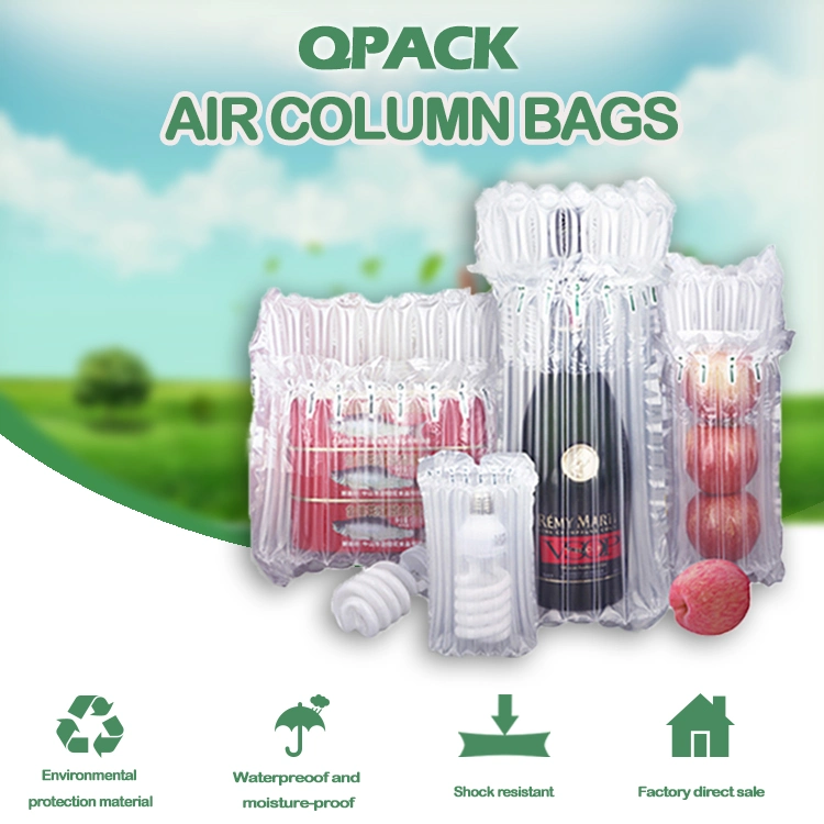 Inflatable Protective Packaging Air Column Wrap Roll LDPE+PA Cushion Air Column Roll