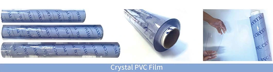 Flexible Soft Colorful Super Clear PVC Film Roll Stretch Film Jumbo Roll for Inflatable Fishing Boat